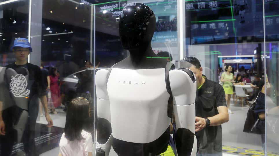 Image for Tesla will pay you to pretend to be a robot