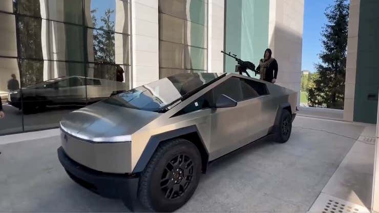 Image for No, Elon Musk did not give a Putin-backed warlord a Tesla Cybertruck