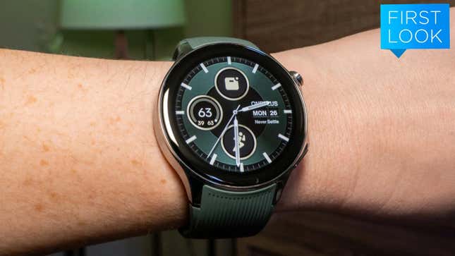 OnePlus Watch 2 on a wrist.