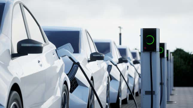 Image for article titled EV sales growth is far outpacing the rest of the car industry
