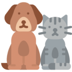 Icon of a dog and a cat drawn by iconixar